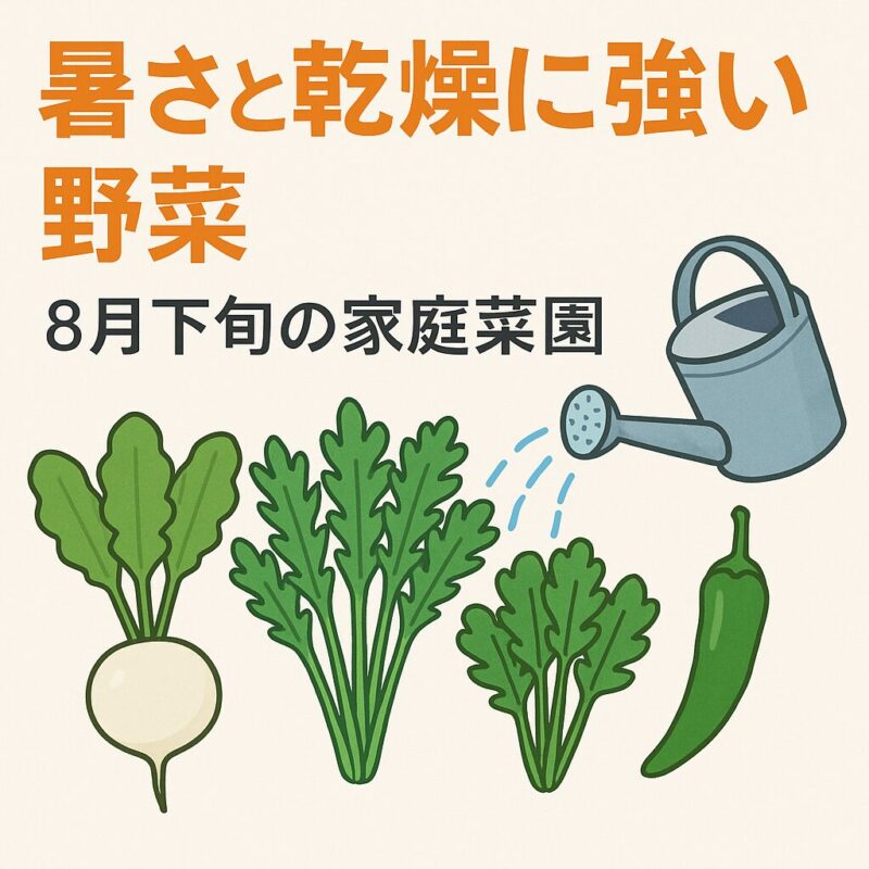 暑さと乾燥に強い野菜