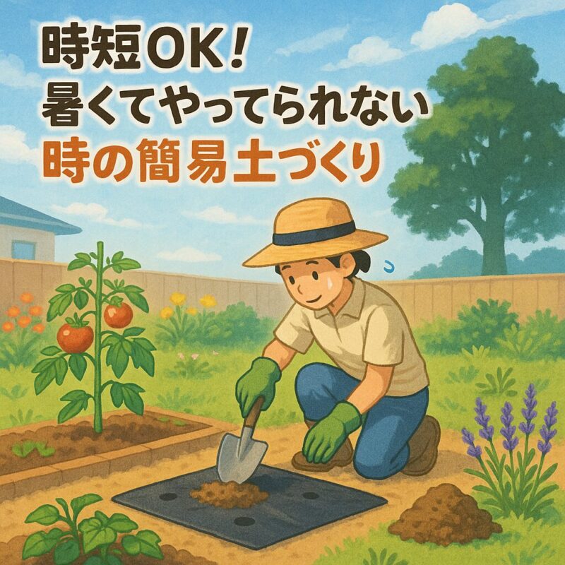 簡易土づくり時短
