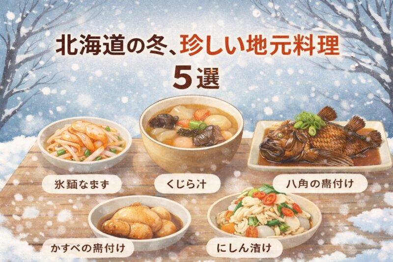 珍しい　地元料理