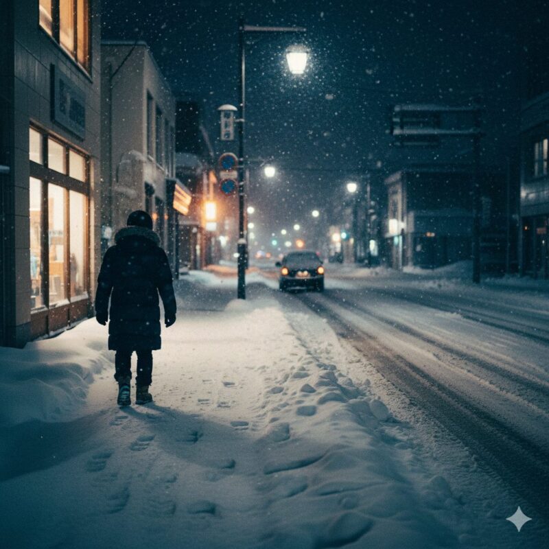 シンシンと降る雪