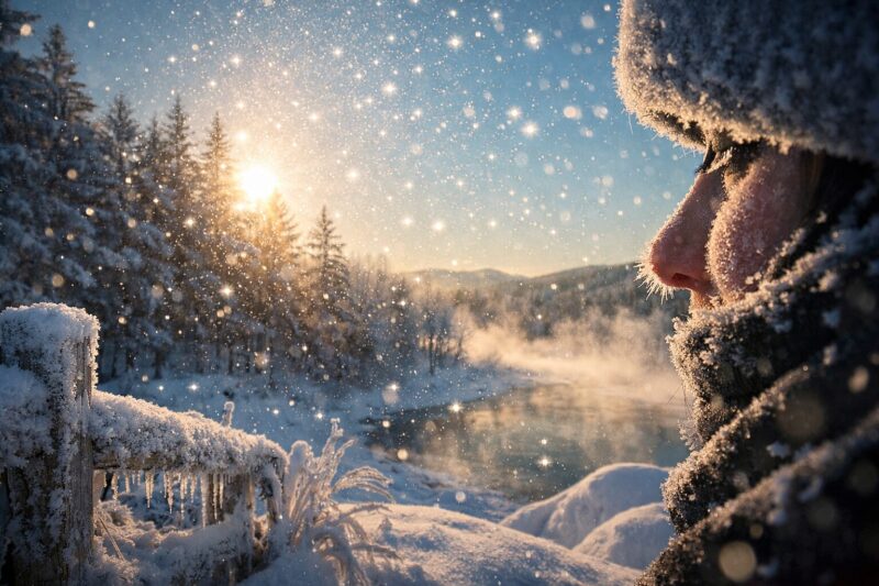 ダイヤモンドダストを観測