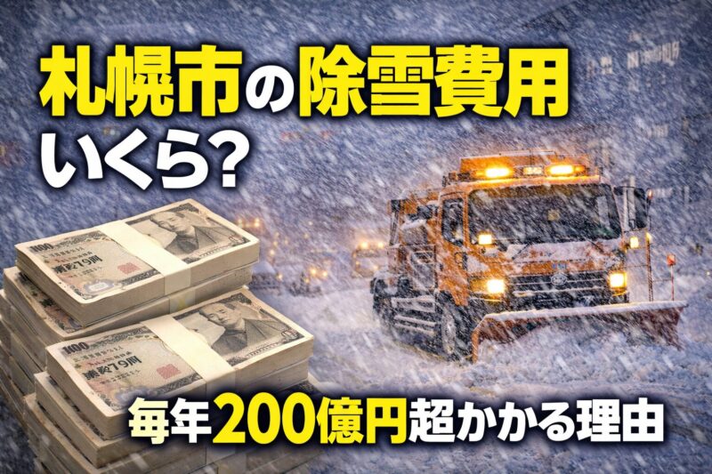 札幌市の除雪費用