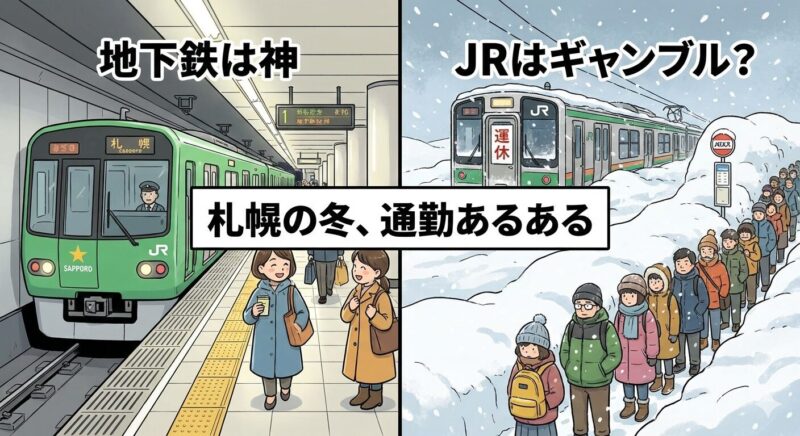 札幌通勤あるある