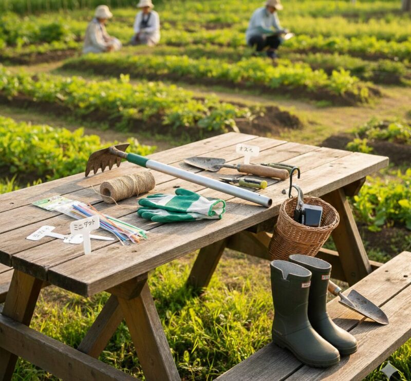 市民農園　アイテム