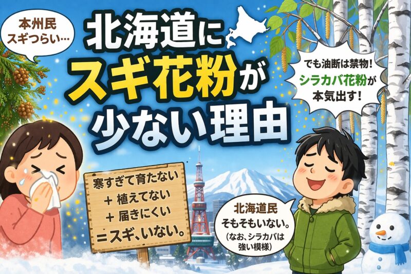 スギ花粉いない