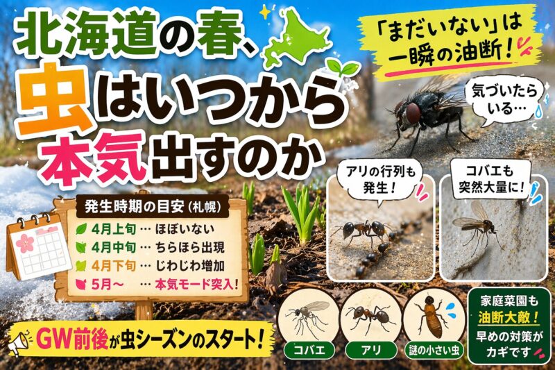 春の虫はいつから