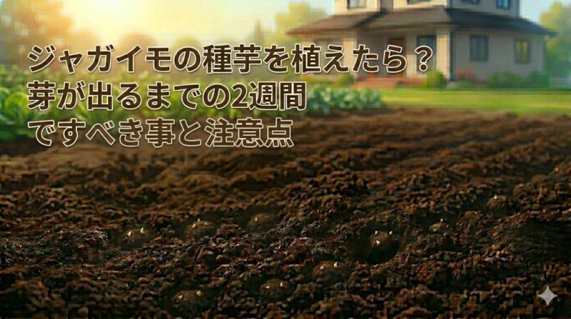 種芋植え付け完了