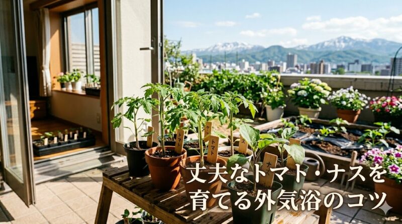 丈夫なトマト・ナスを育てる外気浴のコツ