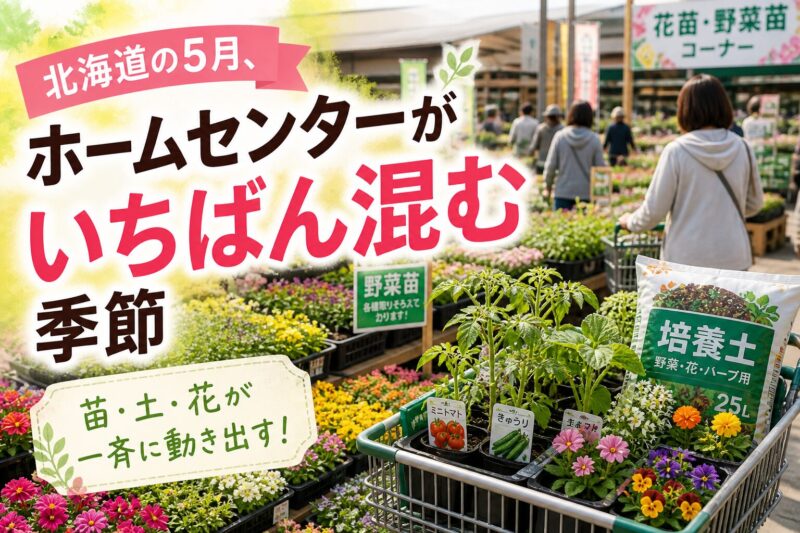5月のホームセンター